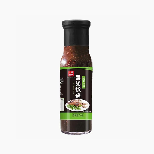 Premium quality Reduced Fat Black Pepper Sauce for Roasted Vegetables